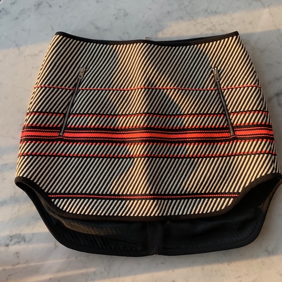 Rag & Bone Patterned Zip-Up Skirt - Picture 1 of 4